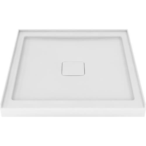 ZITTA BASE CARRE COIN 36X36 DRAIN CENTRAL BLANCHE ZITTA BASE CARRE COIN 36X36 DRAIN CENTRAL BLANCHE