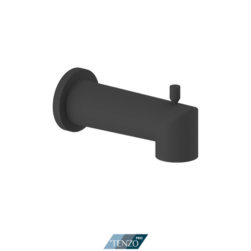 TENZO PRO BEC DE BAIN 6PO AVEC DEVIATEUR MURAL NOIR MAT TENZO PRO BEC DE BAIN 6PO AVEC DEVIATEUR MURAL NOIR MAT