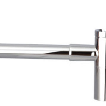 BARIL Siphon décoratif rond chrome