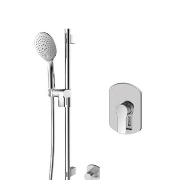 TENZO PRO Finition kit de douche galia rond 1 fonction pression balancée chrome
