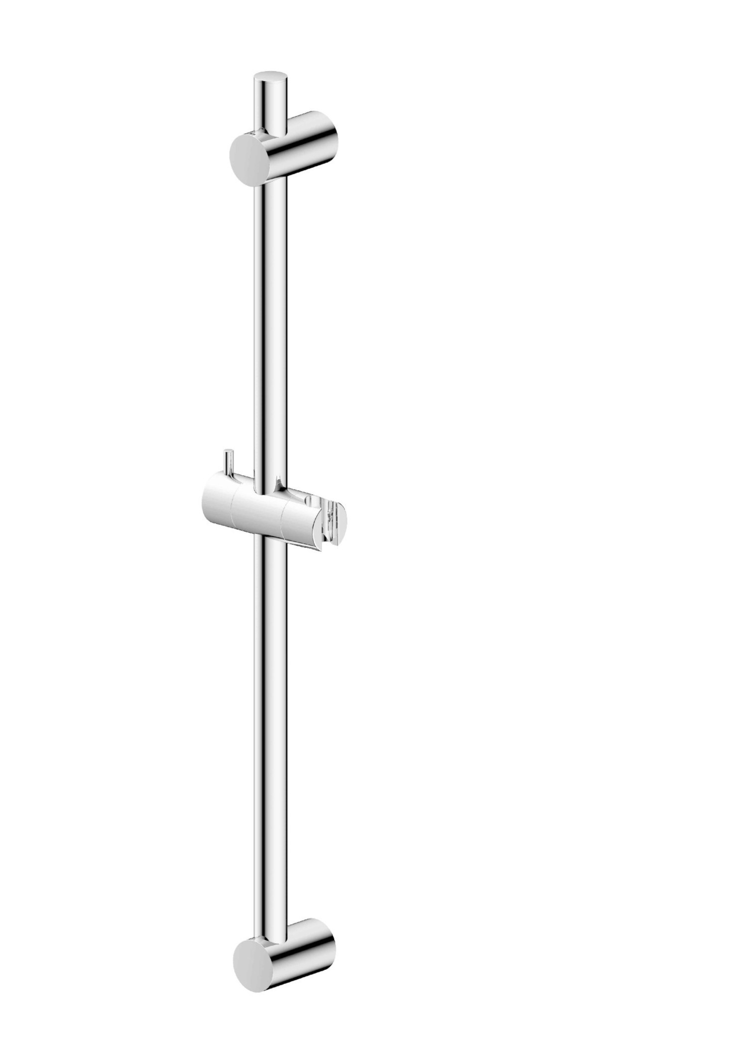 Rail de douche seule chrome - Léopold Bouchard