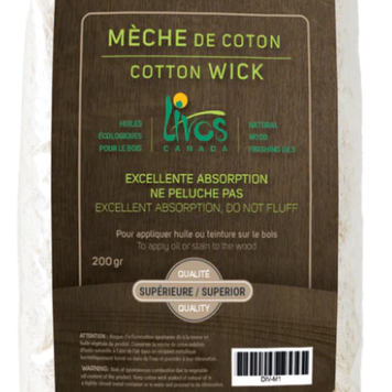 LIVOS MECHE DE COTON 200GR