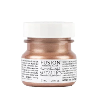FUSION Peinture minérale métallique Fusion  Rose Gold 37ml