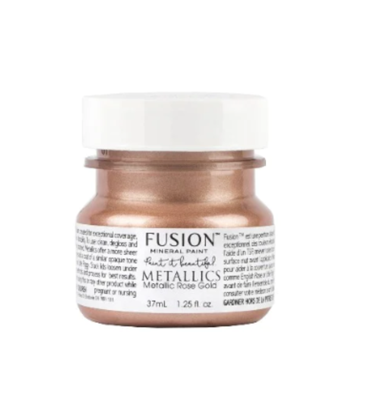FUSION Peinture minérale métallique Fusion  Rose Gold 37ml