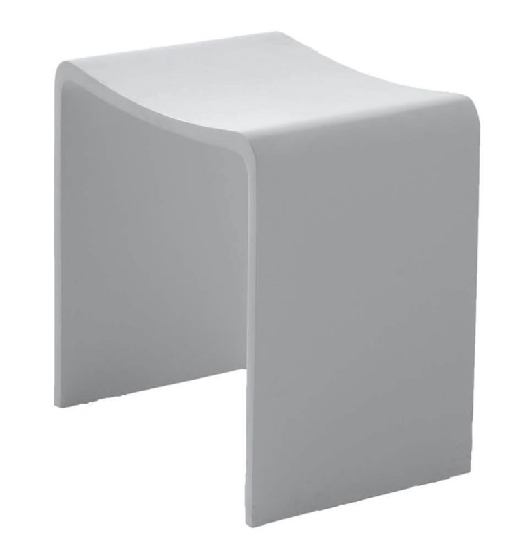 ICO BANC DOUCHE EN POLYMERE 16L X 12P X 17H BLANC MAT