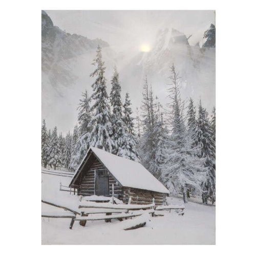 ATTITUDES CADRE LUMINEUX CABANE HIVERNAL 6X8 ATTITUDES CADRE LUMINEUX CABANE HIVERNAL 6X8