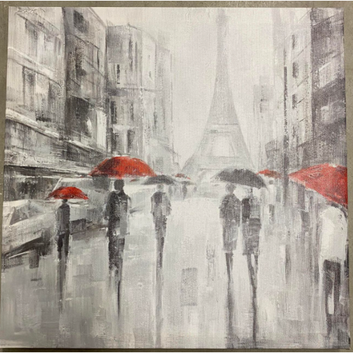 ATTITUDES CADRE BALADE A PARIS ROUGE/GRIS 15X15 ATTITUDES CADRE BALADE A PARIS ROUGE/GRIS 15X15