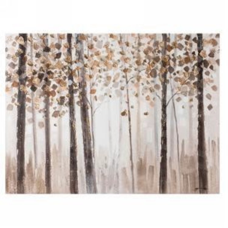 ATTITUDES Cadre arbres 32 x 32po brun/bronze