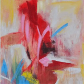 RENWIL Cadre abstrait 36 x 60po multicolor