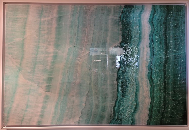 CANFLOYD CADRE VAGUE VERTE 33''X49''