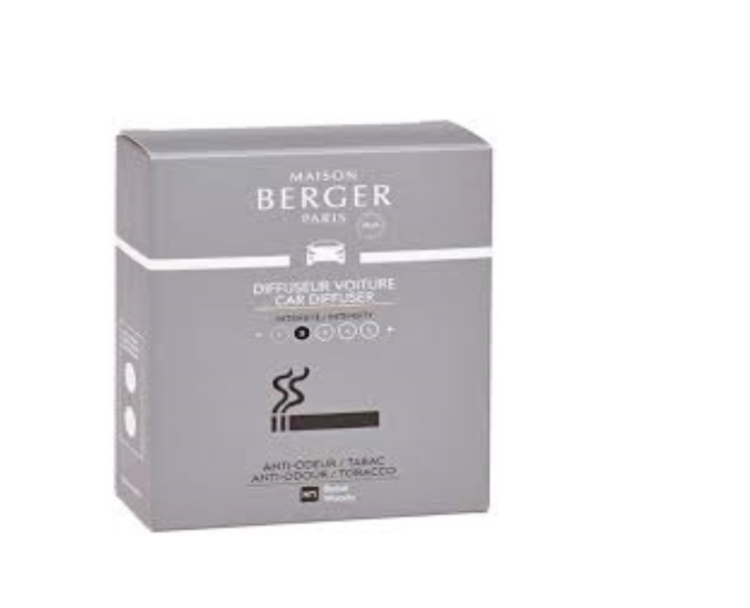 BERGER PARIS RECH. AUTO 2x ANTI-ODEURS TABAC