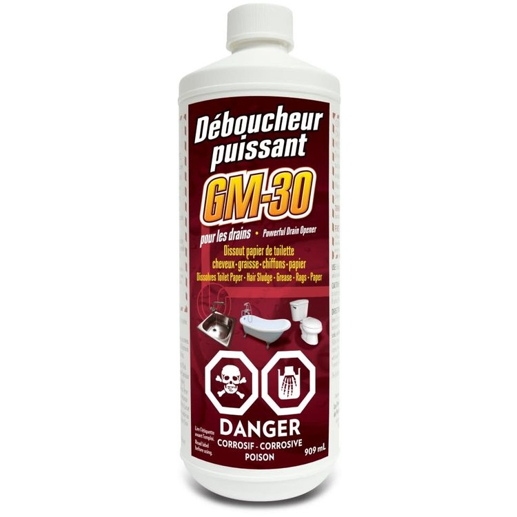 GM GM-30 Déboucheur puissant pour drains 909ml