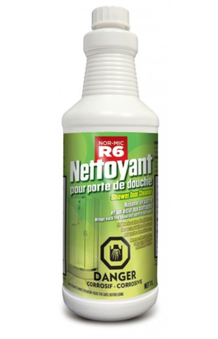 GM Nettoyant pour porte de douche contre calcaire et rouille