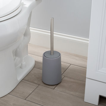 MODA AT HOME Brosse de toilette en céramique anitra grise