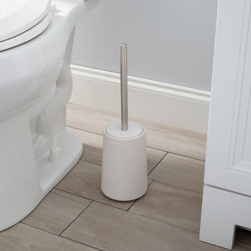 MODA AT HOME Brosse de toilette en céramique anitra blanche