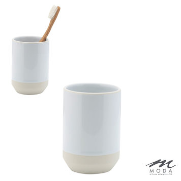 MODA AT HOME Verre en ceramique shikoku blanche/naturel