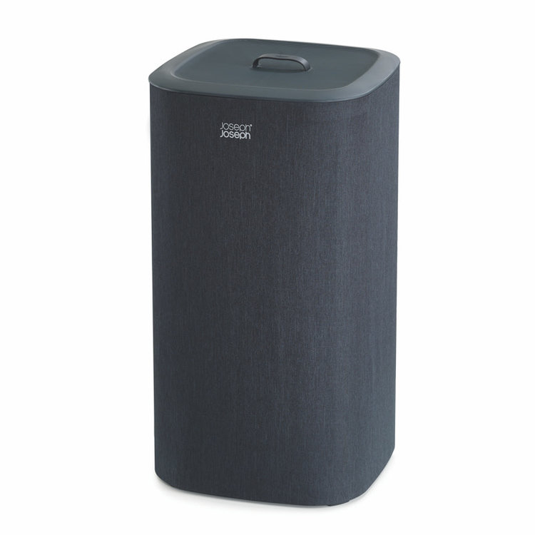 JOSEPH JOSEPH Panier à linge joseph 60l avec couvercle noir