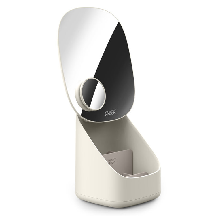 JOSEPH JOSEPH MIROIR ET ORGANISATEUR COSMÉTIQUE VIVA