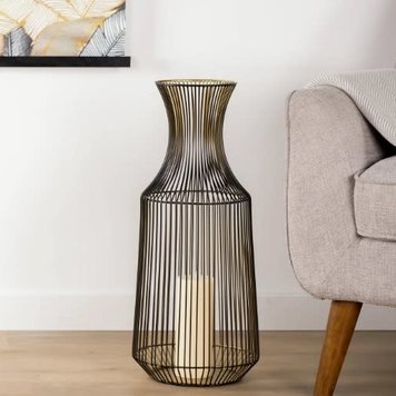 TORRE & TAGUS Vase/chandelier mission noir/or 24h