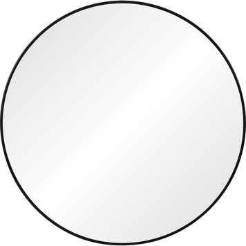 RENWIL Miroir rond avec cadrage noir 30d