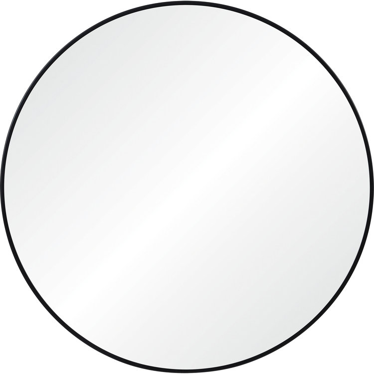 RENWIL Miroir rond avec cadrage noir 30d