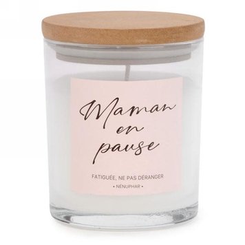 ATTITUDES Chandelle en verre pour maman