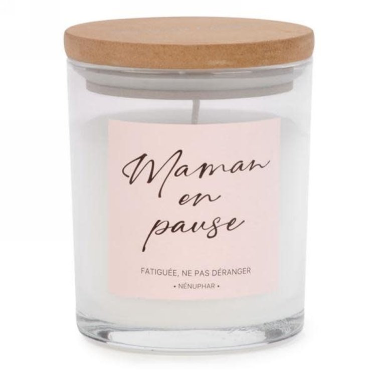 ATTITUDES Chandelle en verre pour maman