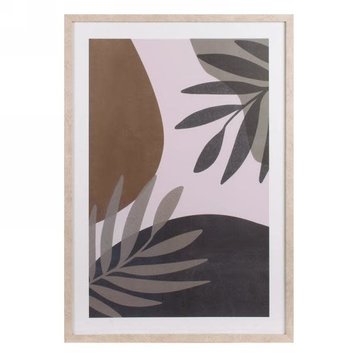 ATTITUDES CADRE FEUILLAGE PASTEL 17X25