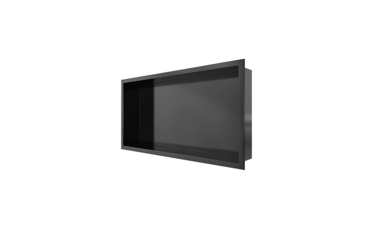 ODASS Niche de douche sinni II 25 x 13-1/4 x 4 noir