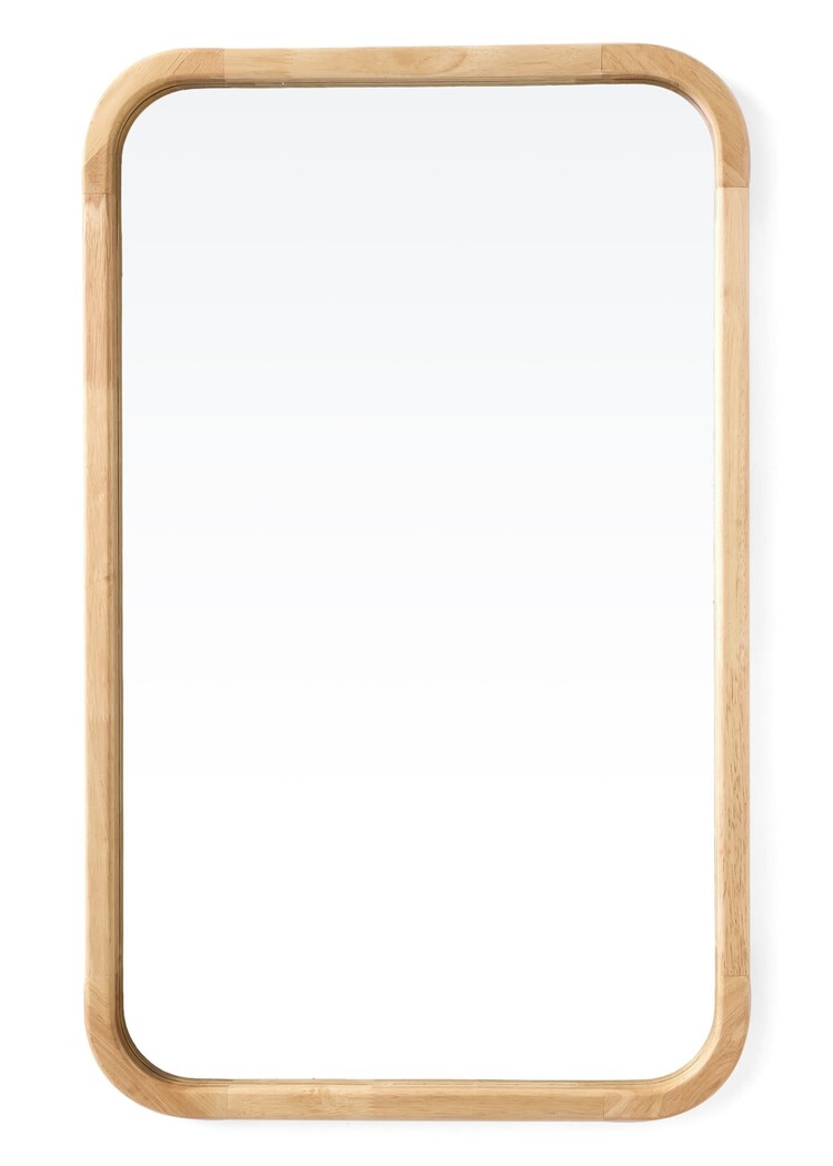 ADV Miroir rectangulaire rochelle 20 x 32po bois naturel