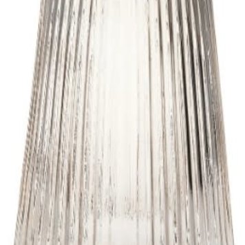 ADV Vase nayan en verre texture clair 8 h