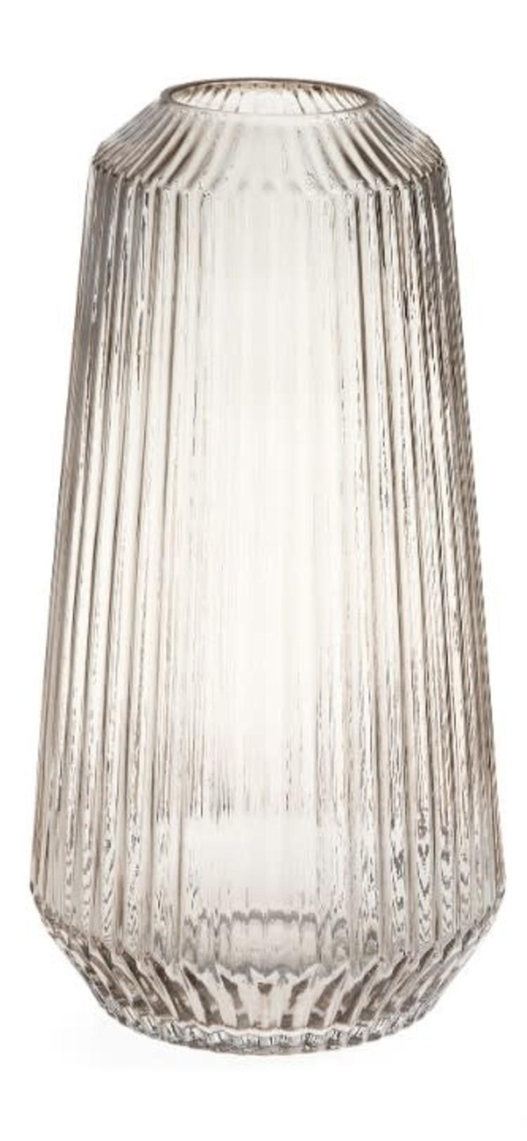 ADV Copy of VASE NAYAN EN VERRE TEXTURÉ CLAIR 8H