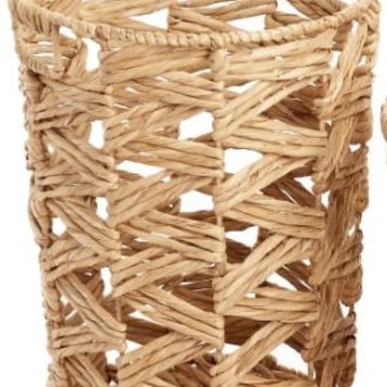 ADV Grand panier/cache-pot en rotin naturel