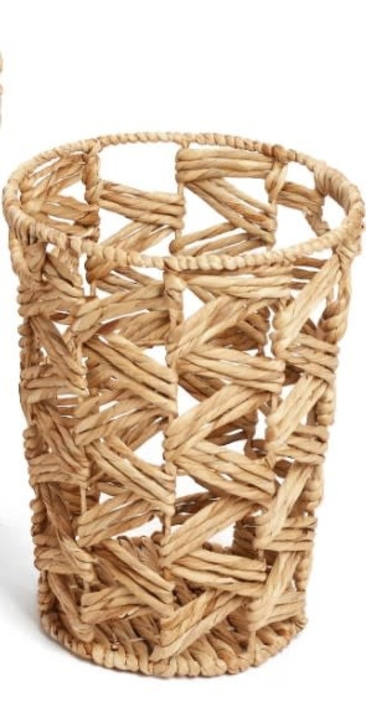 ADV Petit panier/cache-pot en rotin naturel