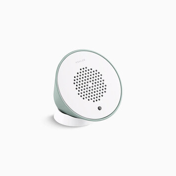 KOHLER Discontinué - Haut parleur sans fil rechargeable pour tête de douche moxie gris/bleu retro