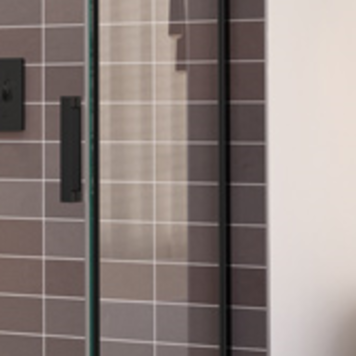 FLEURCO d-PANNEAU RETOUR HORIZON/SKYLINE 36x79 NOIR / CLR pas sekur = reversible