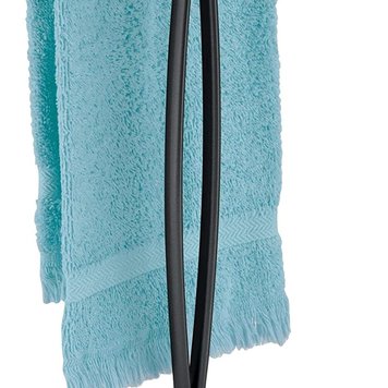 INTERDESIGN Porte serviette de table noir mat