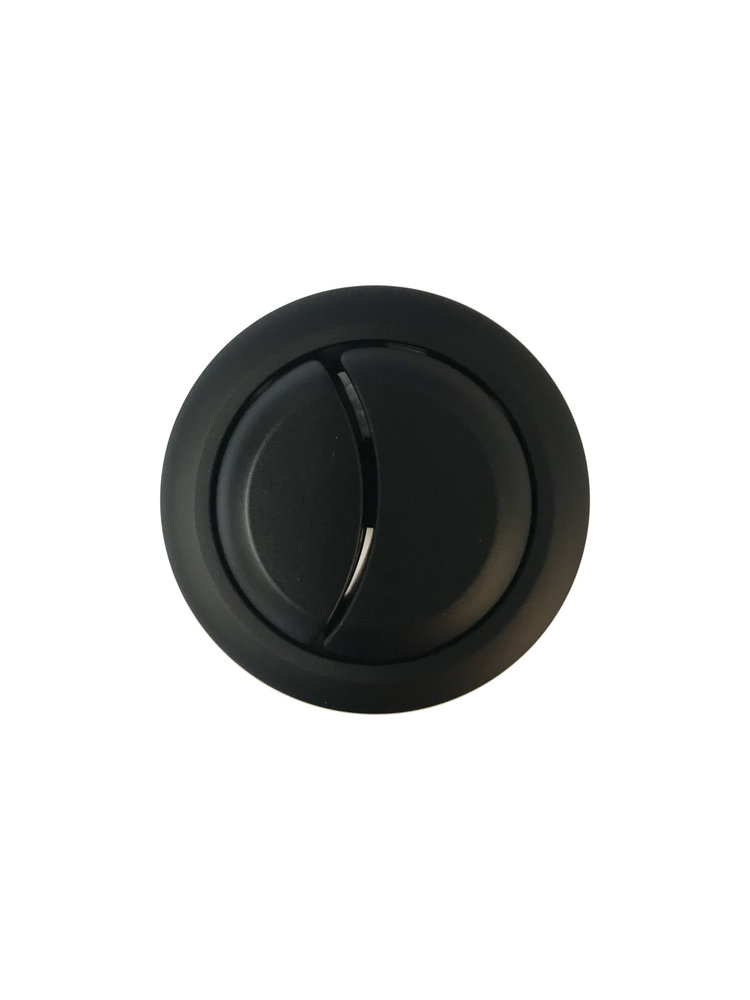 AKKTUEL Actionneur et couvercles de penture pour toilette lotus noir mat