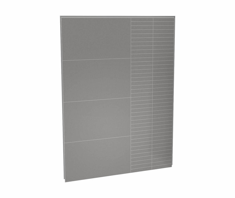 MAAX U TILE MUR DU FOND 60 X 80 EROSION GRIS PIERRE