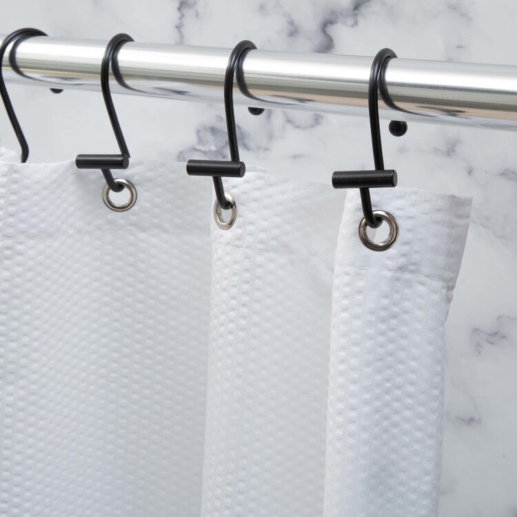 MODA AT HOME Crochet pour rideau halden noir mat