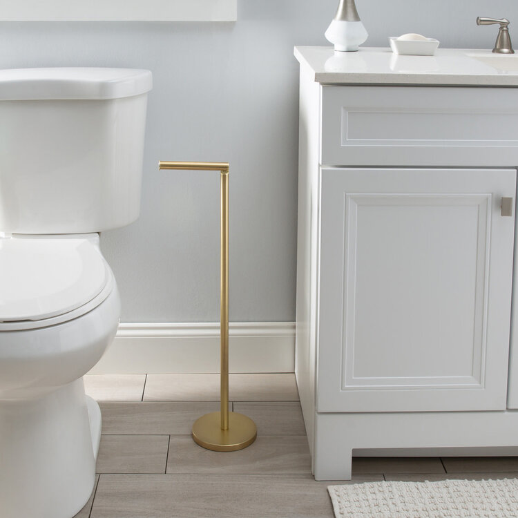 MODA AT HOME Porte papier de toilette lira avec flip or