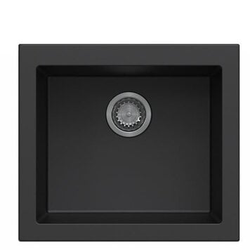 LUXART Evier sous-plan une cuve luxart 21po noir foncer