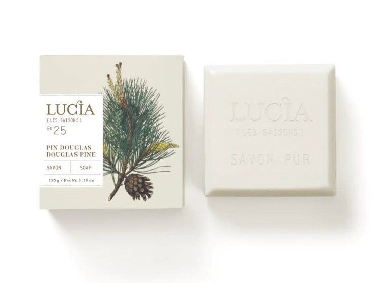 LUCIA SAVON BEURRE DE KARITE  150 G. PIN DOUGLAS