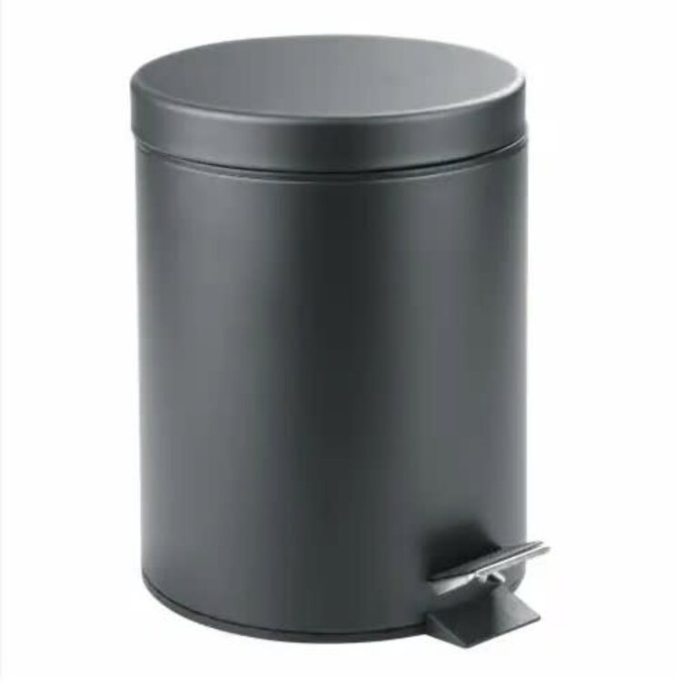INTERDESIGN POUBELLE STEP GRIS MAT 5L