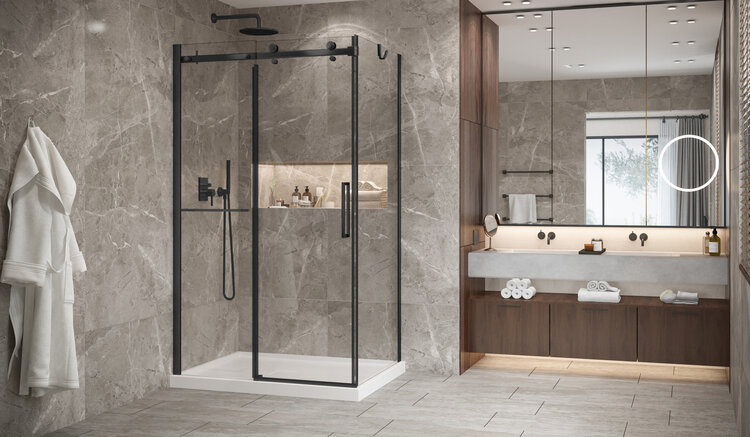 ZITTA Panneau de retour Bellini/Piazza 2.0 36po noir mat