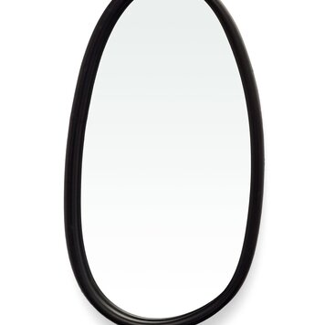 ADV Miroir trenton oval imparfait 8x14 noir