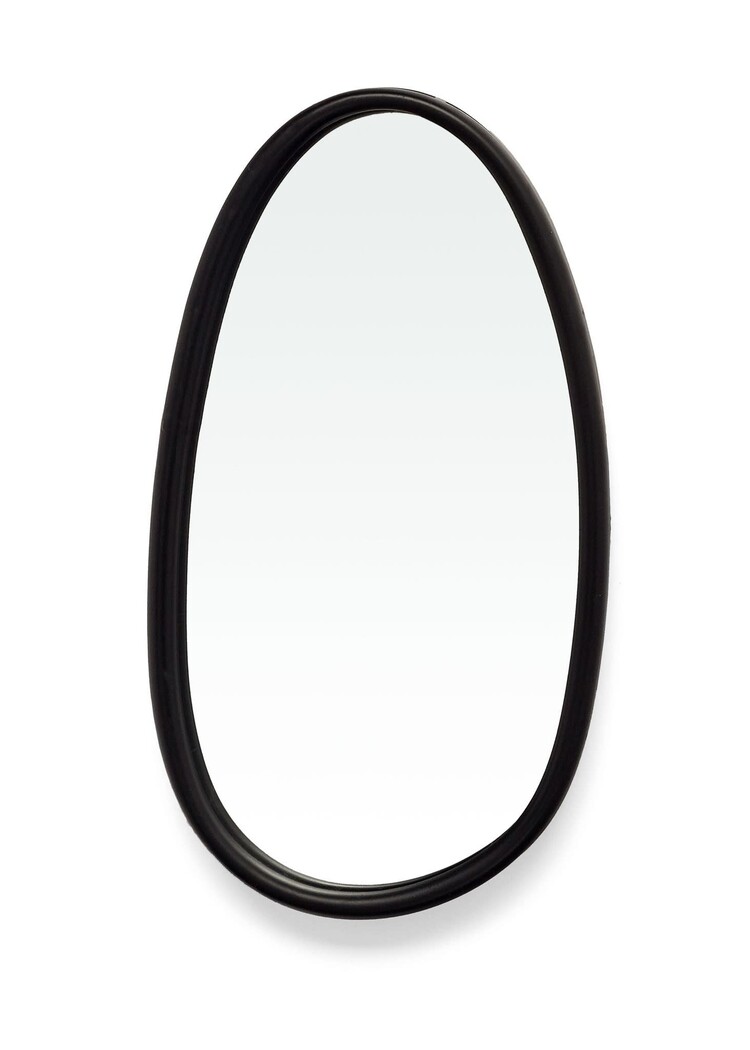 ADV Miroir trenton oval imparfait 8x14 noir