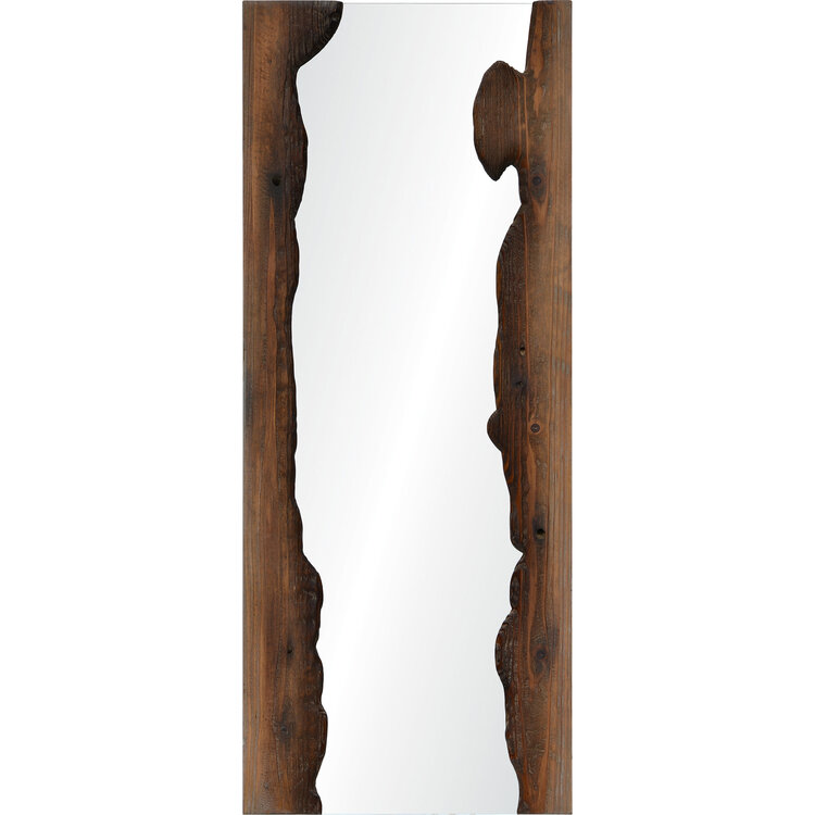 RENWIL MIROIR CONNIX SCULPTE DANS LE BOIS 20X50