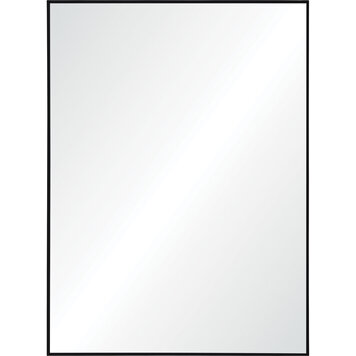 RENWIL MIROIR RAIZEL CONTOUR NOIR MAT 30X40