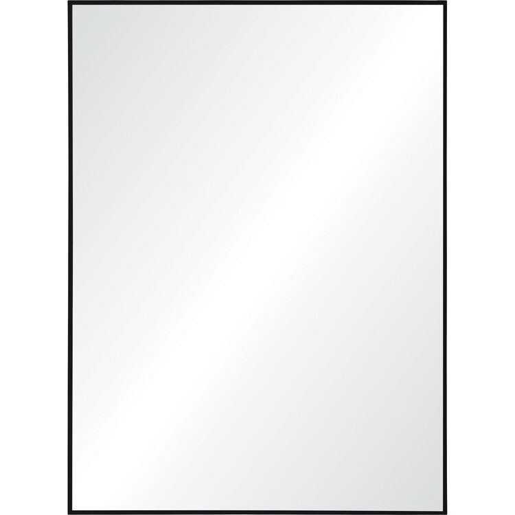 RENWIL MIROIR RAIZEL CONTOUR NOIR MAT 30X40